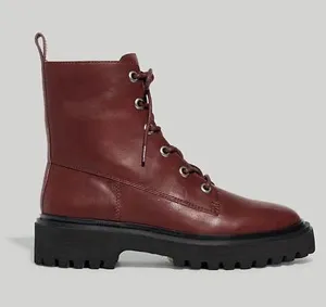 Madewell the Rayna lace up leather boots 10.5 thumbnail 1