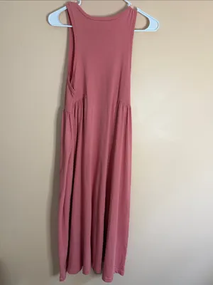Zara Dusty Rose Sleeveless Maxi Dress thumbnail 4