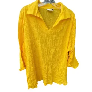 Vintage “C Cats” size L gauze crinkly top. thumbnail 2