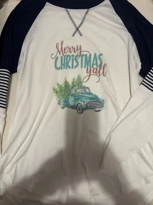 Merry Christmas shirt White Size M thumbnail 1