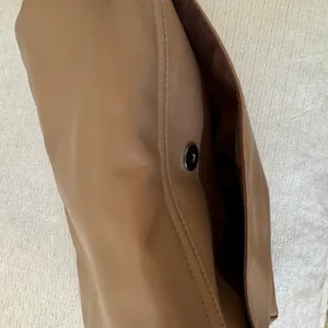 Taupe Brown Faux Leather Slouchy Shoulder Bag Oversized Hobo Purse thumbnail 5