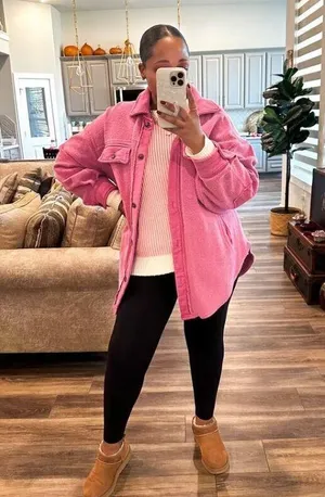 FREE PEOPLE We the Free Ruby Jacket in Pink Envy Size Small thumbnail 12
