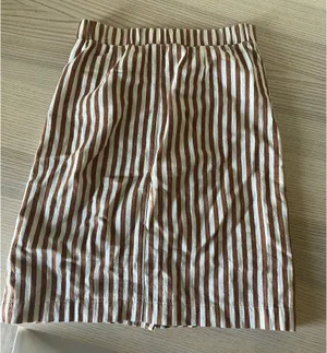 Bohme stripped button down skirt thumbnail 2