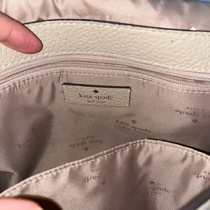 Kate Spade Beige and Taupe Shoulder Bag thumbnail 8