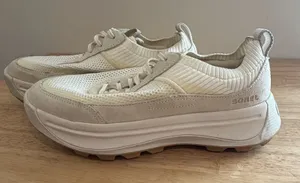 Sorel Womens Size 8 ONA 503‎ Low Knit Sea Salt Chalk Platform Sneakers Shoes thumbnail 1