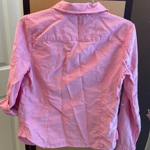 S Tommy Hilfiger pink button down oxford top blouse thumbnail 7