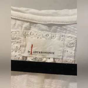 Anthropologie oversized White Tank - Size Small thumbnail 4