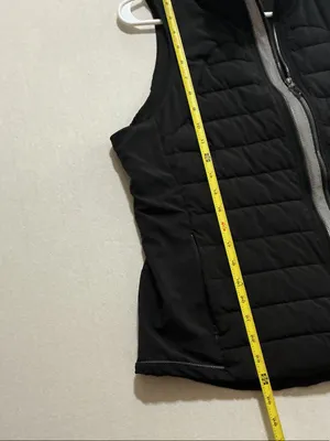 Tangerine Black Quilted Sleeveless Puffer Vest thumbnail 3