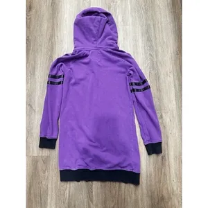 True‎ Religion Women’s Hoodie Pullover Sweatshirt Size Large Purple Rose thumbnail 5