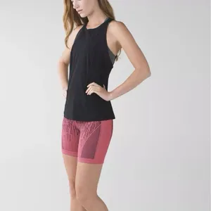 Lululemon Sculpt Short Electric Coral Pink Black seamless all sport High Waist 6 thumbnail 8