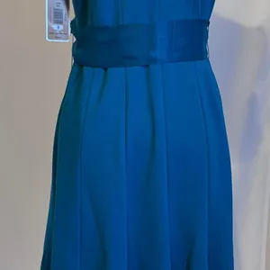 Nue by Shani NWT Blue Sheer Dress with lining& stick ribbon around chest to‎ s thumbnail 5