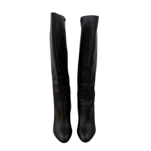 *Marc Fisher Shayna Tall Heeled Boots Womens 7.5 Brown Leather Classic Academia thumbnail 2