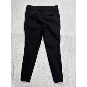 Loft The Sutton Skinny Pants Black Button Details Womens Size 6 Stylish Office thumbnail 2