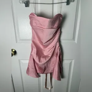 House of CB Jasmine Rose Pink Draped Strapless Corset Dress XS thumbnail 3