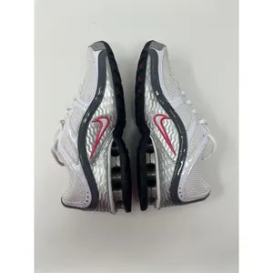 Nike Reax Run 5 Running Shoes Women 5 White Metallic Silver Pink Y2K Retro Gym thumbnail 5
