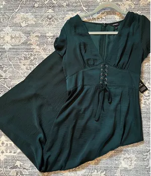 Express Satin Midi Dress thumbnail 1