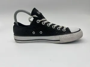 Converse Chuck Taylor All Star Shoes Womens Size 8 Black Glitter Sneakers thumbnail 5