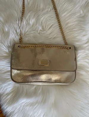Michael Kors Crossbody Bag Pewter with Chain Strap thumbnail 4