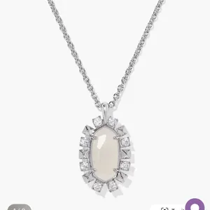 Kendra Scott Shanley Silver Short Pendant Necklace thumbnail 2