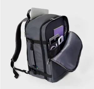 Open story travel backpack Gray thumbnail 2