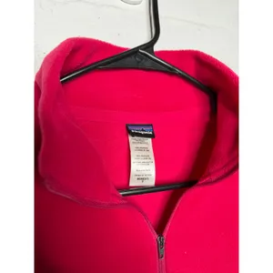 Patagonia Women's Micro D 1/4-Zip Fleece Pullover Size Small Magenta Pink thumbnail 3