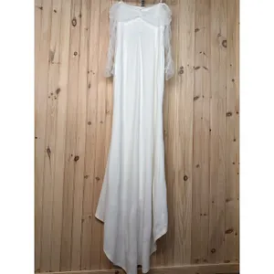 Lulus Beautifully Beloved White Mesh Off-the-Shoulder Maxi Dress Elegant Medium thumbnail 7