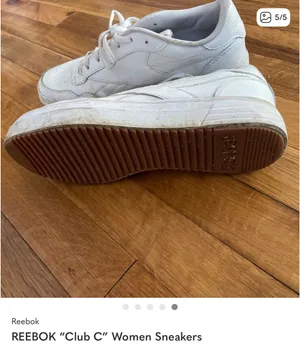 Reebok Club C Sneakers All White thumbnail 5
