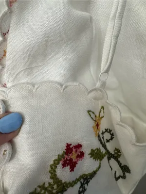 NWT Farm Rio Flower Embroidery Sleeveless Midi Dress | Boho Maxi-Style thumbnail 8