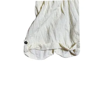 Free People Cotton Gauzy Pale Yellow Romper Small Beach Flowy thumbnail 8