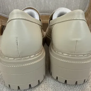 Soda Women's Chunky Platform Loafers White Lug Sole Y2K Style size 7.5 classic preppy thumbnail 14