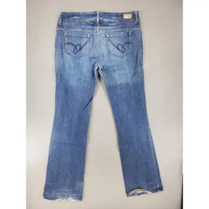 Refuge Bootcut Jeans Women 9L Blue Good‎ Low Rise Embroidered Pockets Stretch thumbnail 4