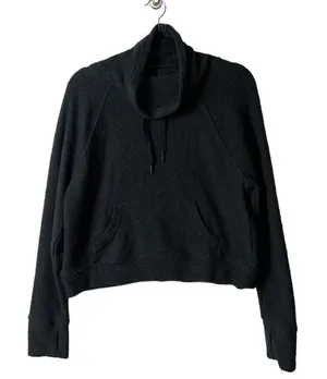 Offline by aerie Cowl neck‎ black sweater women’s size medium thumbnail 1