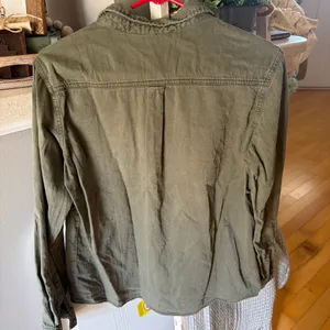 Natural Reflections olive green button up thumbnail 2