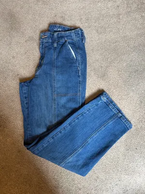 Old Navy Medium Wash High Rise OG Loose Jeans Size 6 thumbnail 1