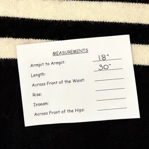 ANTHROPOLOGIE Rebekah Sweater Black White Stripe Tunic Pullover Knitwear Medium thumbnail 15