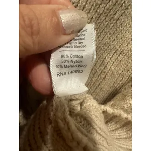 Marine Layer Robin Crop Cardigan In Oatmeal XS thumbnail 15