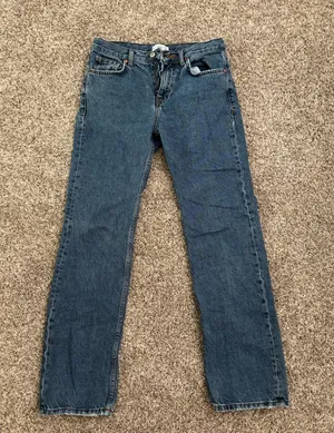 Mango Denim Jeans high rise thumbnail 1