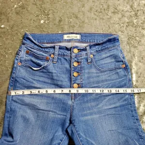 Madewell‎ Cali Demi-Boot Distressed Jeans thumbnail 7