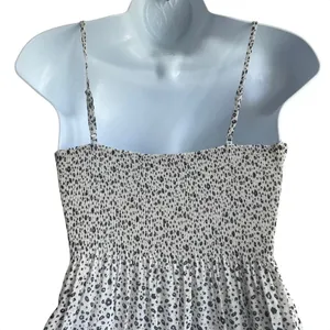 Lush‎ Women Crop Top XS Animal Print Babydoll Smock Bodice Coquette Flirty Y2K thumbnail 4