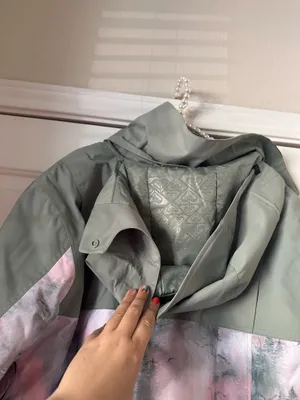 Roxy Presence Parka Jacket in Sea Pine Mystery Fog thumbnail 15