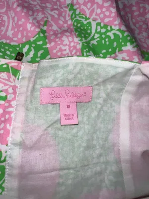 Lilly Pulitzer Dress Pink and green thumbnail 8