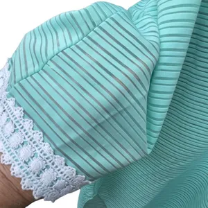 Francesca’s size M-L lace trimmed tunic. Seafoam green. thumbnail 3