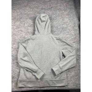 OP XL Hooded Sweatshirt Jacket Faux Fur Gray Full Zip Hooks Womens Long Sleeve‎ thumbnail 3