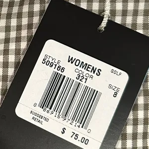 Nike Golf Sport woman’s plaid orange brown skirt 8 Dri-Fit thumbnail 4