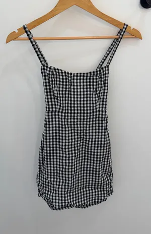 Brandy Melville Mini Dress Gingham thumbnail 1