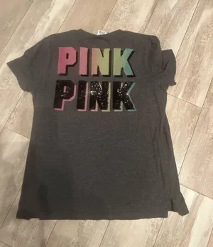 Vs pink rare rainbow 🌈 sequins tee thumbnail 1