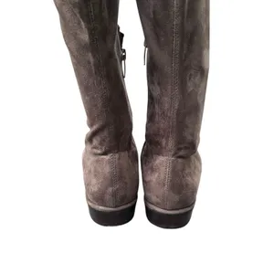 Marc Fisher Over The Knee Boots Taupe Faux Suede OTK Boots‎ Size 7.5 thumbnail 6