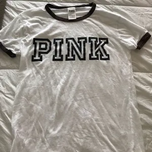 PINK - Victoria's Secret tee- white / gray thumbnail 1