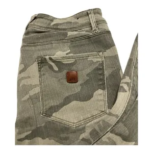 Roxy Sunstrippers Camo Skinny Jeans Size 26 Green Gray Ankle Zip Stretch Pants thumbnail 5
