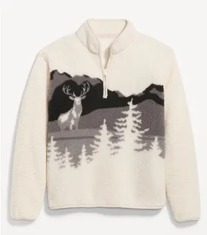 Old Navy Sherpa Pullover thumbnail 1